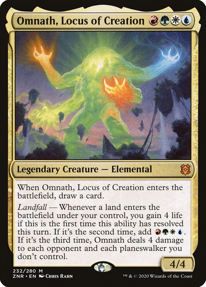 Omnath, Locus of Creation [Zendikar Rising] MTG Single Magic: The Gathering  | Multizone: Comics And Games