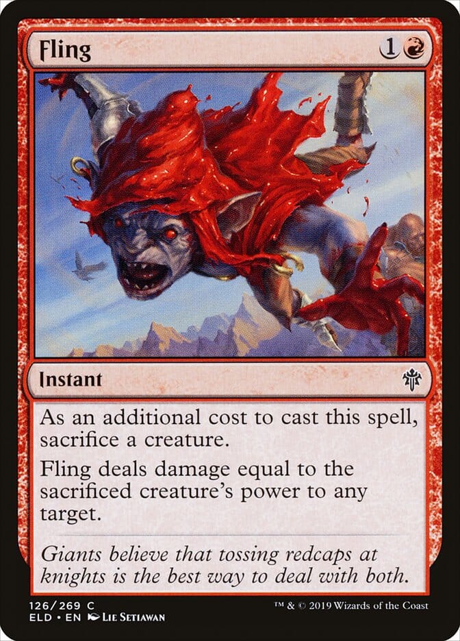 Fling [Throne of Eldraine] MTG Single Magic: The Gathering  | Multizone: Comics And Games