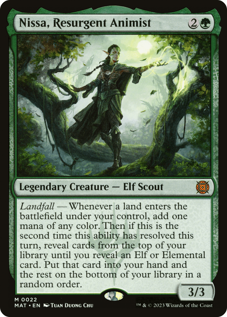 Nissa, Resurgent Animist [March of the Machine: The Aftermath] MTG Single Magic: The Gathering  | Multizone: Comics And Games