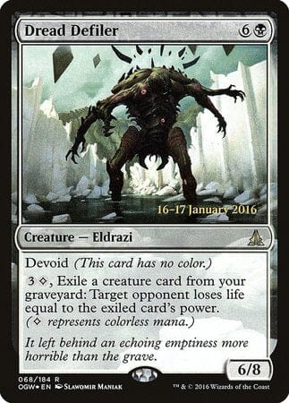 Dread Defiler [Oath of the Gatewatch Promos] MTG Single Magic: The Gathering  | Multizone: Comics And Games