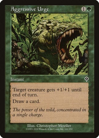 Aggressive Urge [Invasion] MTG Single Magic: The Gathering  | Multizone: Comics And Games