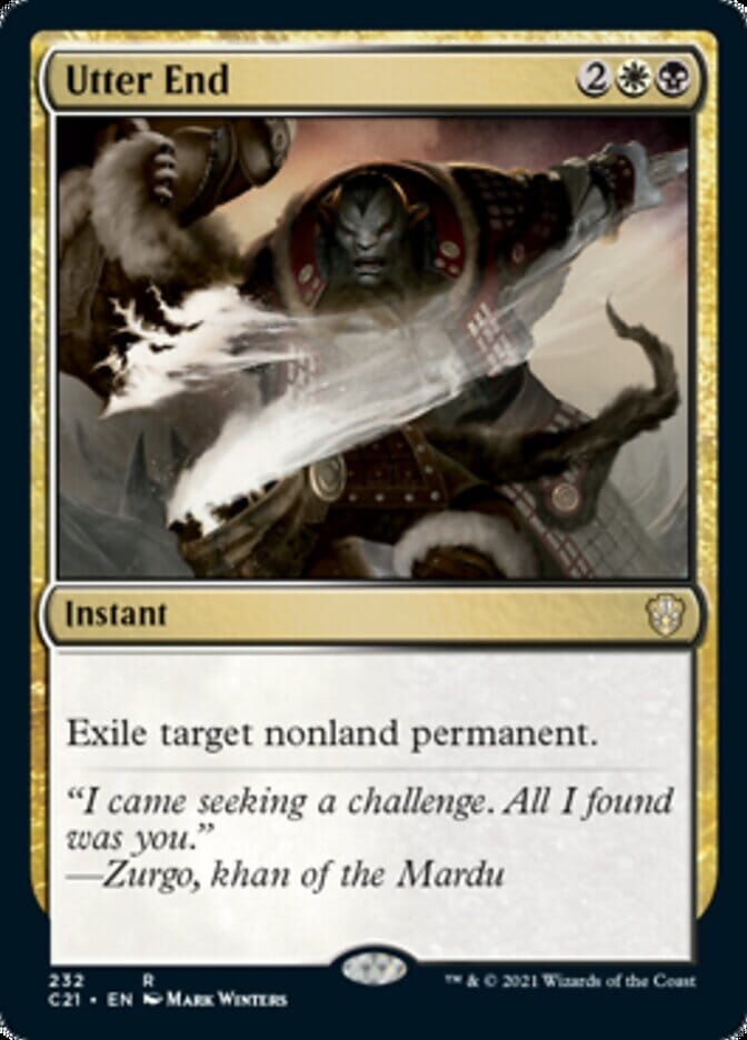 Utter End [Commander 2021] MTG Single Magic: The Gathering  | Multizone: Comics And Games