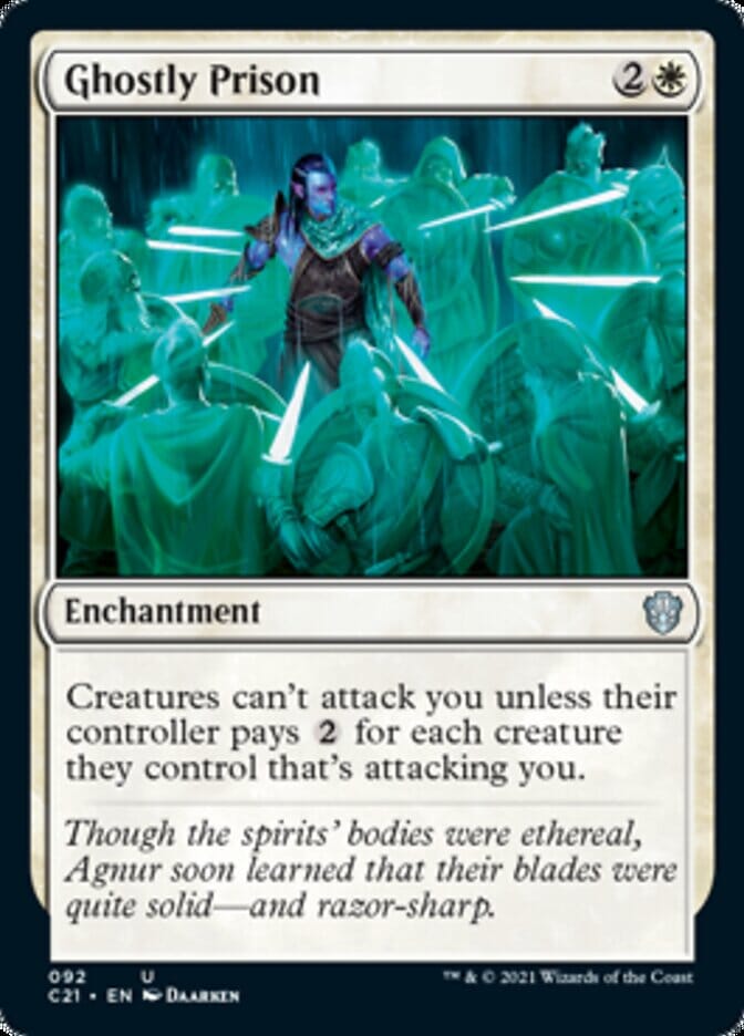 Ghostly Prison [Commander 2021] MTG Single Magic: The Gathering  | Multizone: Comics And Games
