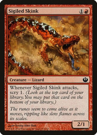 Sigiled Skink [Journey into Nyx] MTG Single Magic: The Gathering  | Multizone: Comics And Games