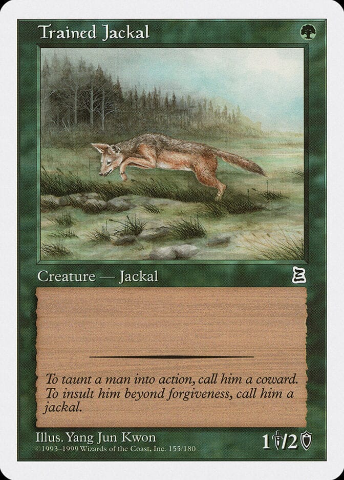 Trained Jackal [Portal Three Kingdoms] MTG Single Magic: The Gathering  | Multizone: Comics And Games