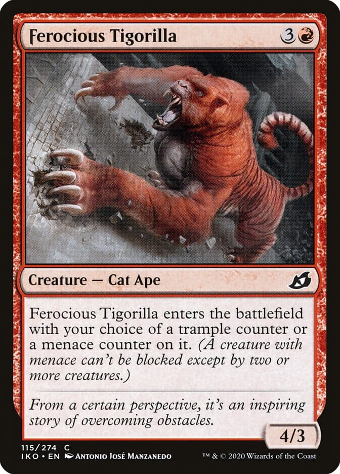 Ferocious Tigorilla [Ikoria: Lair of Behemoths] MTG Single Magic: The Gathering  | Multizone: Comics And Games