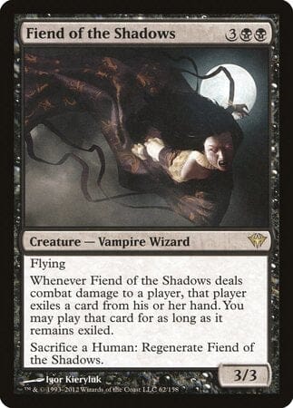 Fiend of the Shadows [Dark Ascension] MTG Single Magic: The Gathering  | Multizone: Comics And Games