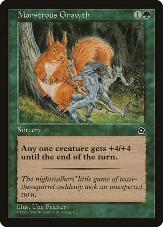 Monstrous Growth [Portal Second Age] MTG Single Magic: The Gathering  | Multizone: Comics And Games