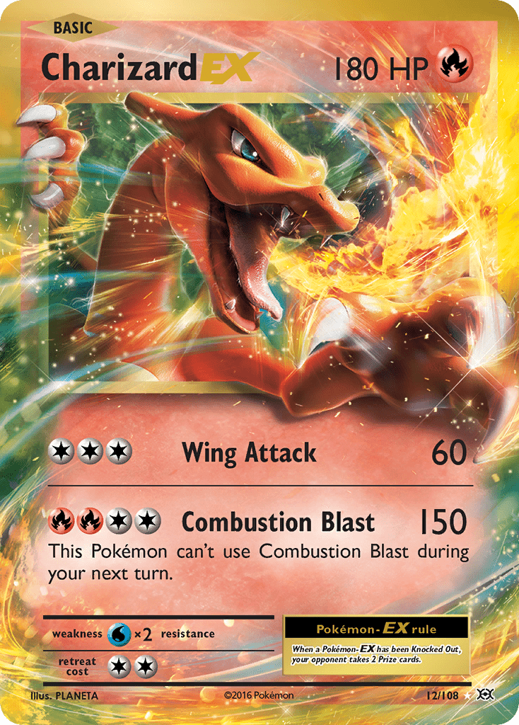 Charizard EX (12/108) [XY: Evolutions] Pokemon Single Pokémon  | Multizone: Comics And Games
