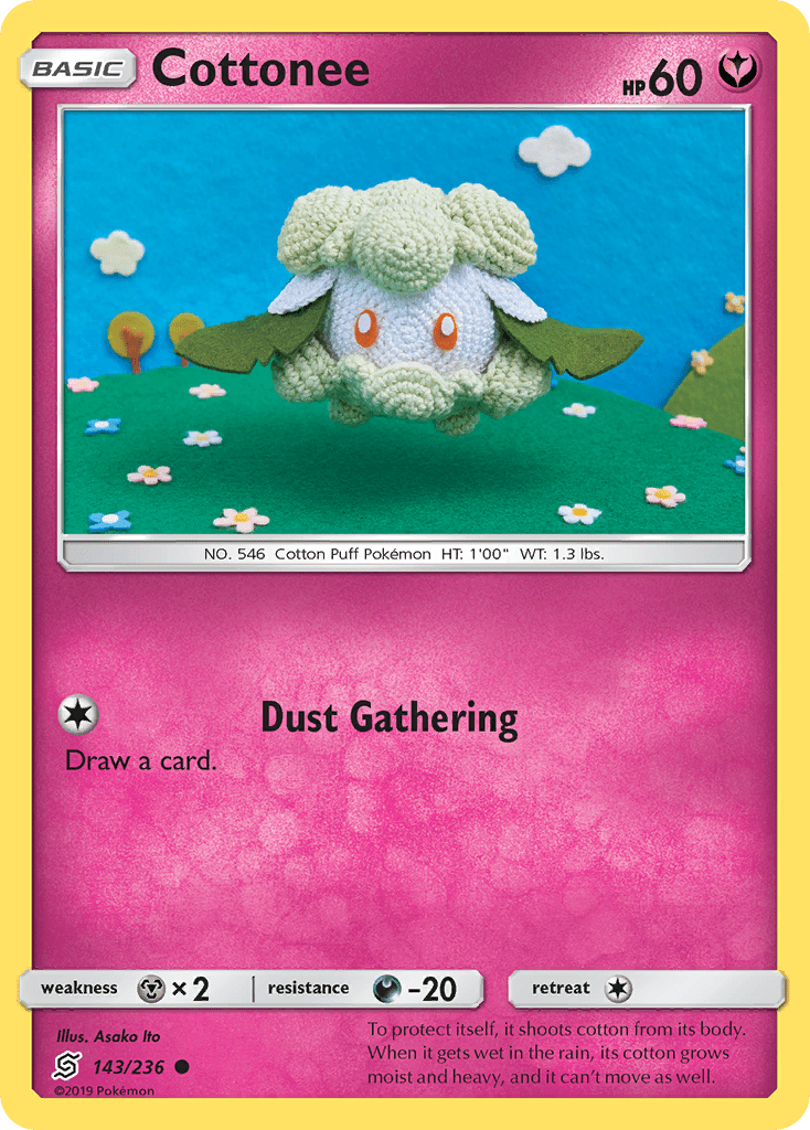 Cottonee (143/236) [Sun & Moon: Unified Minds] Pokemon Single Pokémon  | Multizone: Comics And Games
