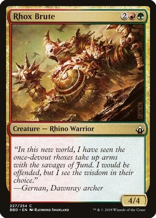 Rhox Brute [Battlebond] MTG Single Magic: The Gathering  | Multizone: Comics And Games