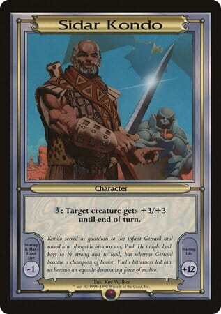 Sidar Kondo (Oversize) [Vanguard Series] MTG Single Magic: The Gathering  | Multizone: Comics And Games