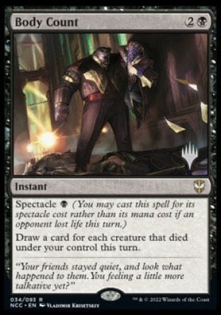 Body Count (Promo Pack) [Streets of New Capenna Commander Promos] MTG Single Magic: The Gathering  | Multizone: Comics And Games