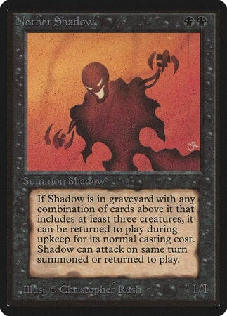Nether Shadow [Limited Edition Beta] MTG Single Magic: The Gathering  | Multizone: Comics And Games