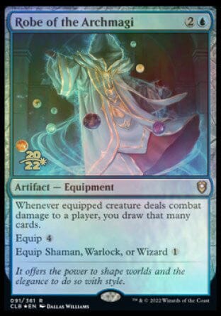 Robe of the Archmagi [Commander Legends: Battle for Baldur's Gate Prerelease Promos] MTG Single Magic: The Gathering  | Multizone: Comics And Games