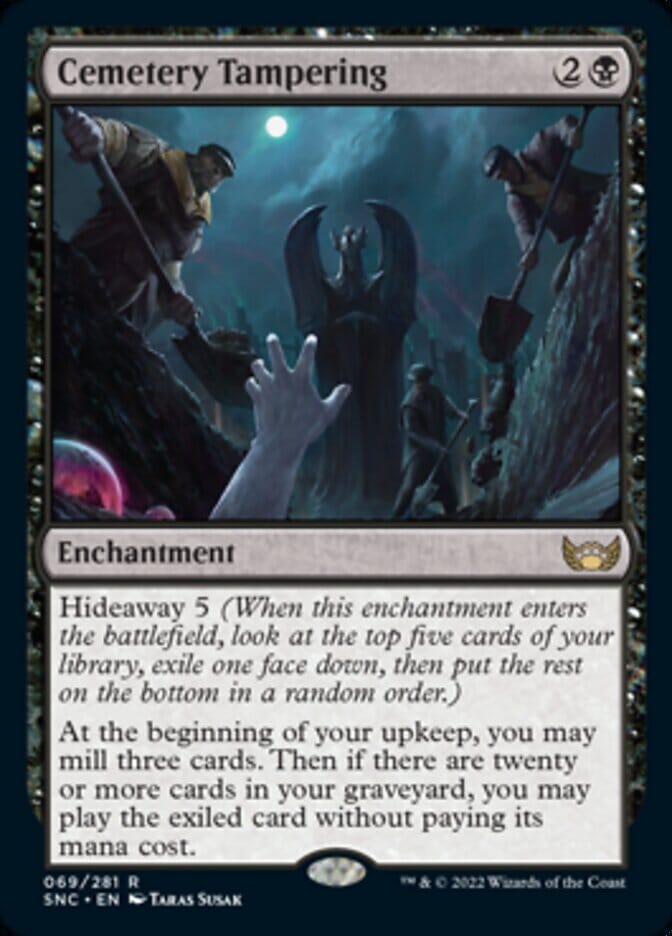 Cemetery Tampering [Streets of New Capenna] MTG Single Magic: The Gathering  | Multizone: Comics And Games