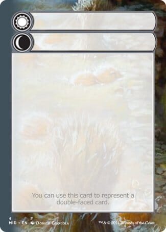 Helper Card (4/9) [Innistrad: Midnight Hunt Tokens] MTG Single Magic: The Gathering  | Multizone: Comics And Games