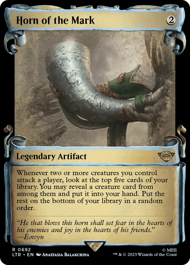Horn of the Mark [The Lord of the Rings: Tales of Middle-Earth Showcase Scrolls] MTG Single Magic: The Gathering  | Multizone: Comics And Games
