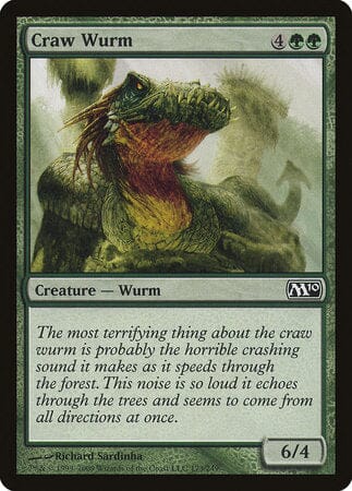 Craw Wurm [Magic 2010] MTG Single Magic: The Gathering  | Multizone: Comics And Games