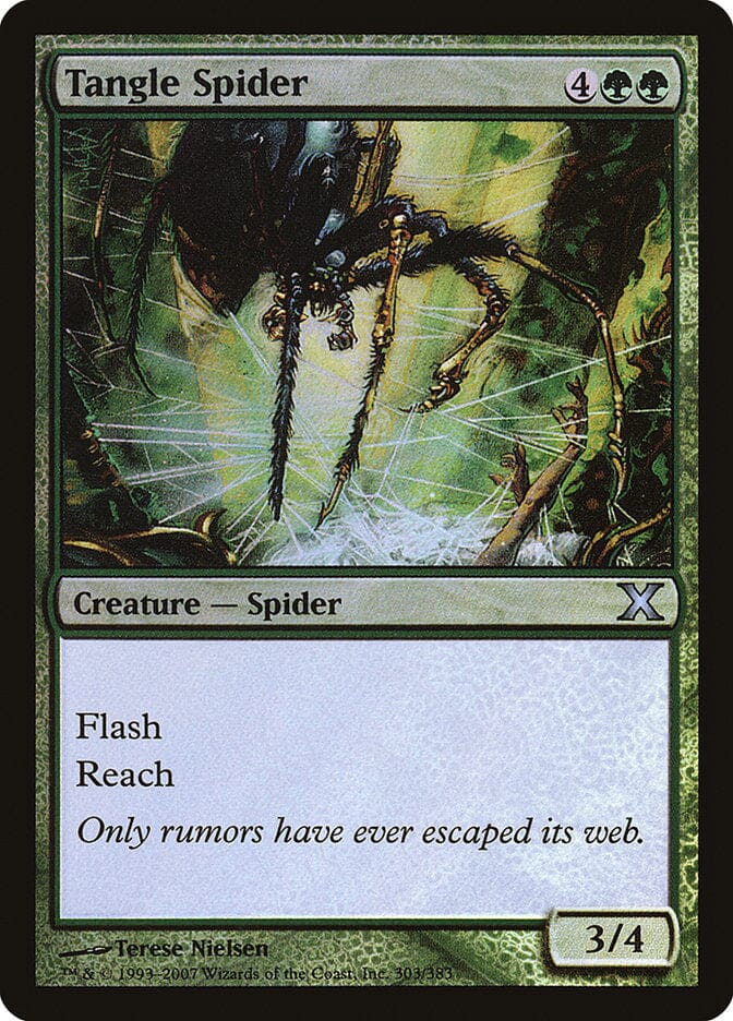 Tangle Spider (Premium Foil) [Tenth Edition] MTG Single Magic: The Gathering  | Multizone: Comics And Games