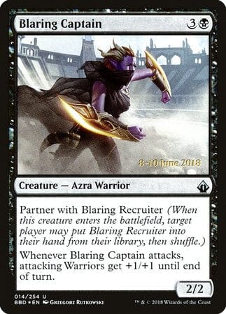 Blaring Captain [Battlebond Promos] MTG Single Magic: The Gathering  | Multizone: Comics And Games