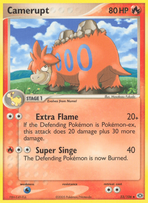 Camerupt (23/106) [EX: Emerald] Pokemon Single Pokémon  | Multizone: Comics And Games