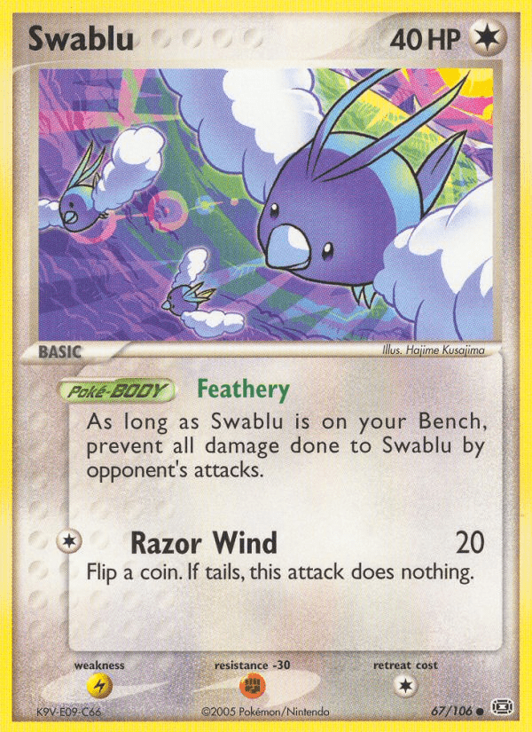 Swablu (67/106) [EX: Emerald] Pokemon Single Pokémon  | Multizone: Comics And Games