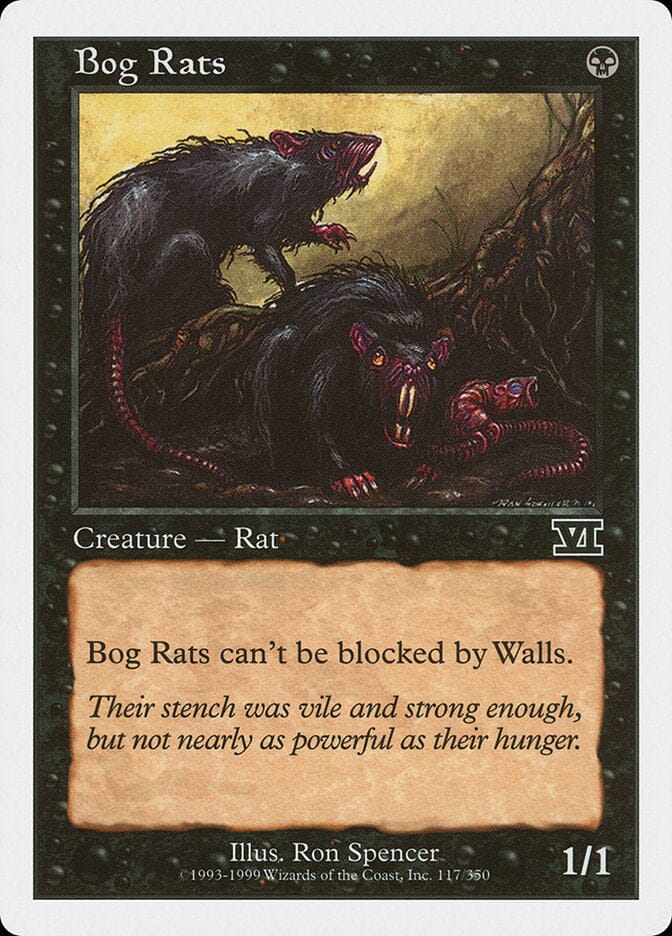 Bog Rats [Classic Sixth Edition] MTG Single Magic: The Gathering  | Multizone: Comics And Games