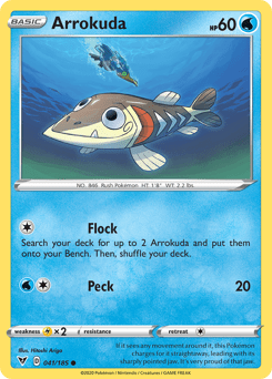 Arrokuda (041/185) [Sword & Shield: Vivid Voltage] Pokemon Single Pokémon  | Multizone: Comics And Games
