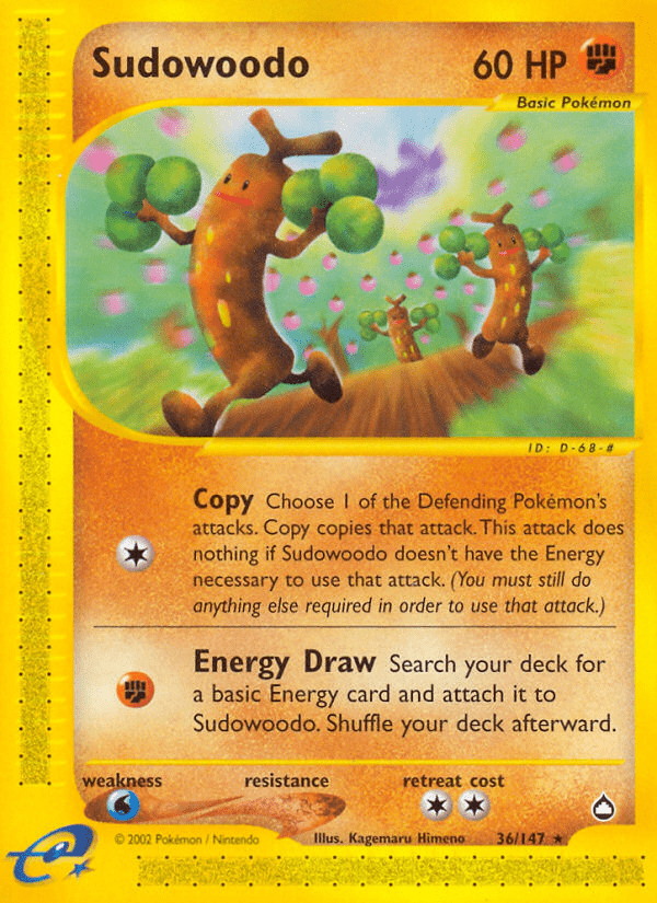 Sudowoodo (36/147) [Aquapolis] Pokemon Single Pokémon  | Multizone: Comics And Games