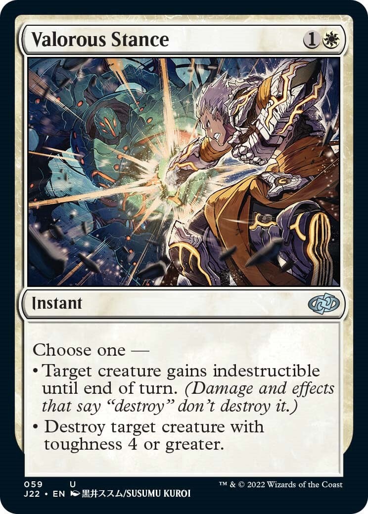 Valorous Stance [Jumpstart 2022] MTG Single Magic: The Gathering  | Multizone: Comics And Games