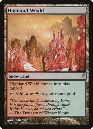 Highland Weald [Coldsnap] MTG Single Magic: The Gathering  | Multizone: Comics And Games