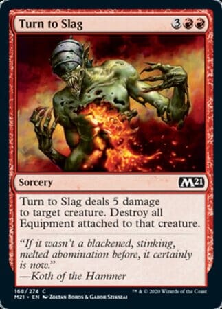 Turn to Slag [Core Set 2021] MTG Single Magic: The Gathering  | Multizone: Comics And Games