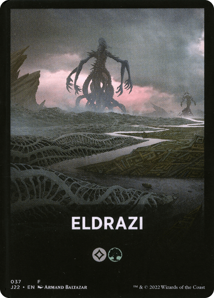 Eldrazi Theme Card [Jumpstart 2022 Front Cards] MTG Single Magic: The Gathering  | Multizone: Comics And Games