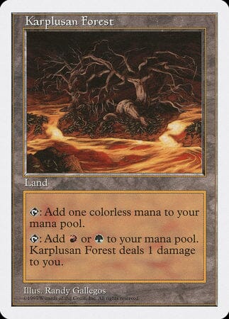 Karplusan Forest [Fifth Edition] MTG Single Magic: The Gathering  | Multizone: Comics And Games