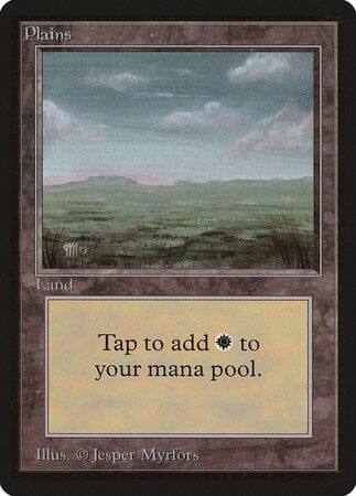 Plains (C) [Limited Edition Beta] MTG Single Magic: The Gathering  | Multizone: Comics And Games