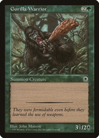 Gorilla Warrior [Portal] MTG Single Magic: The Gathering  | Multizone: Comics And Games