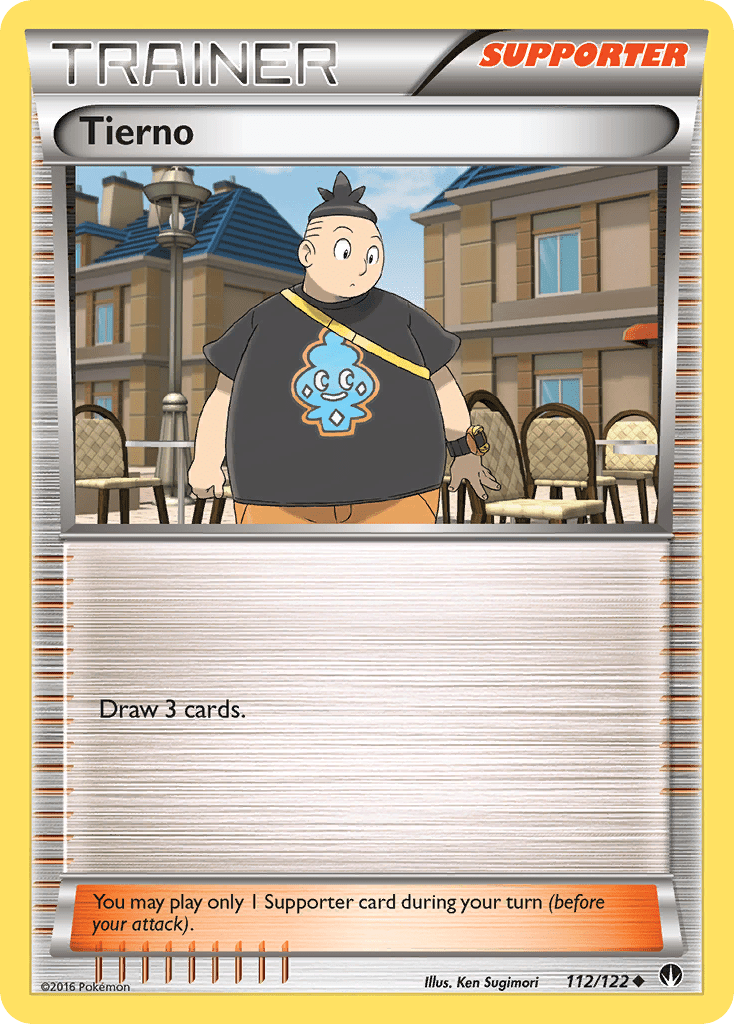 Tierno (112/122) [XY: BREAKpoint] Pokemon Single Pokémon  | Multizone: Comics And Games
