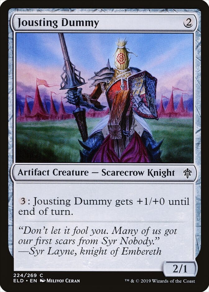 Jousting Dummy [Throne of Eldraine] MTG Single Magic: The Gathering  | Multizone: Comics And Games