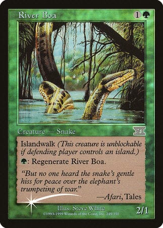 River Boa [Friday Night Magic 2000] MTG Single Magic: The Gathering  | Multizone: Comics And Games