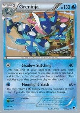 Greninja (40/122) (Ninja Blitz - Cody Walinski) [World Championships 2016] Pokemon Single Pokémon  | Multizone: Comics And Games