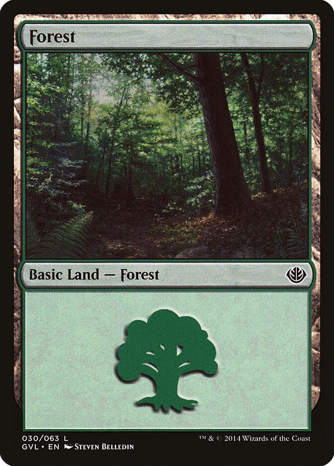 Forest (30) (Garruk vs. Liliana) [Duel Decks Anthology] MTG Single Magic: The Gathering  | Multizone: Comics And Games
