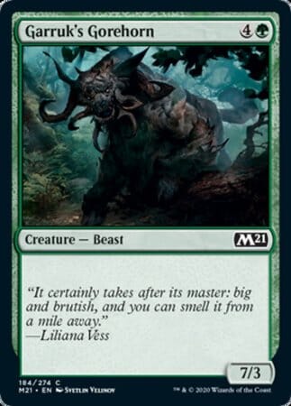 Garruk's Gorehorn [Core Set 2021] MTG Single Magic: The Gathering  | Multizone: Comics And Games