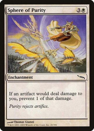 Sphere of Purity [Mirrodin] MTG Single Magic: The Gathering  | Multizone: Comics And Games
