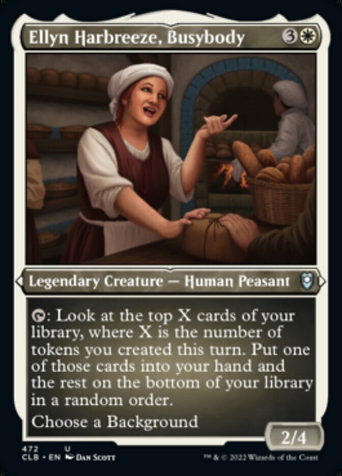 Ellyn Harbreeze, Busybody (Foil Etched) [Commander Legends: Battle for Baldur's Gate] MTG Single Magic: The Gathering  | Multizone: Comics And Games