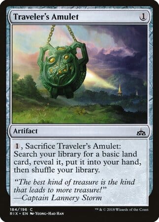 Traveler's Amulet [Rivals of Ixalan] MTG Single Magic: The Gathering  | Multizone: Comics And Games