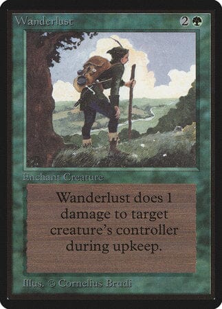 Wanderlust [Limited Edition Beta] MTG Single Magic: The Gathering  | Multizone: Comics And Games