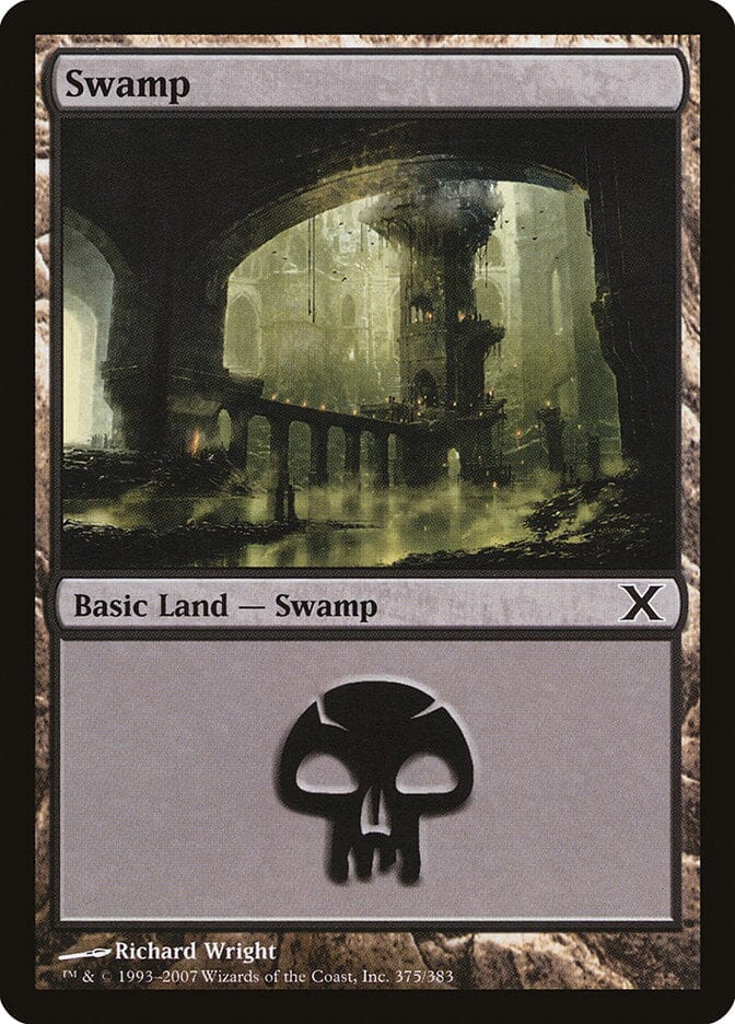 Swamp (375) [Tenth Edition] MTG Single Magic: The Gathering  | Multizone: Comics And Games