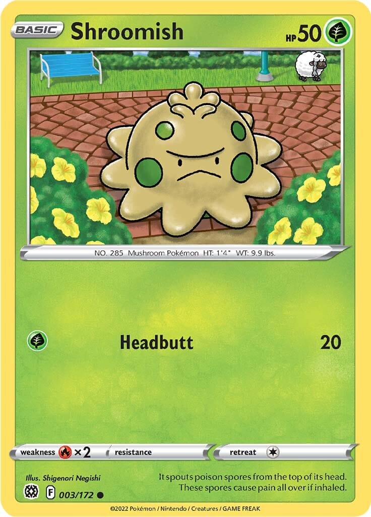Shroomish (003/172) [Sword & Shield: Brilliant Stars] Pokemon Single Pokémon  | Multizone: Comics And Games