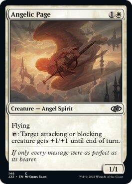 Angelic Page [Jumpstart 2022] MTG Single Magic: The Gathering  | Multizone: Comics And Games